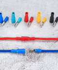 100 Piece Bullet Connectors Kit Insulated Female And Male Terminals For Electrical Marine And Automotive Wire Crimp