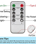 Remote control for Clear Glass Flameless Candles With Remote Set Of 5 Slim Tall LED Pillar Candles Battery Powered