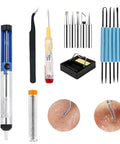 8-Piece Welding Set With Ergonomic Handles For Jewelry Making And Model Building Soldering Iron Jewelry Repair Equipment tools.