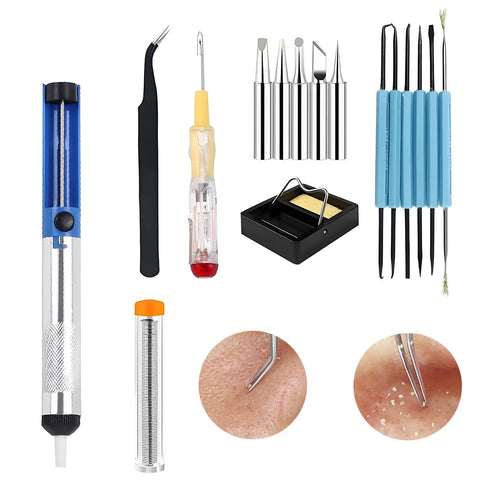 8-Piece Welding Set With Ergonomic Handles For Jewelry Making And Model Building Soldering Iron Jewelry Repair Equipment tools.