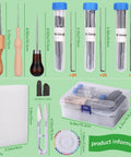 Ultimate Needle Felting Tool Kit For DIY Wool Projects With 60 Felting Needles And 68 Piece Set Including Foam Pad Wooden Handle Tool 8 Needle Heads Scissors Awl Snips And Finger Protectors Great Starter Kit