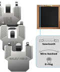 111 Piece Picture Hanging Hooks For Drywall Kit No Damage With 15lb 25lb And 40lb Options Heavy Duty Steel Pins That Press In Easy No Drill Tool Free Wall Hangers For Home Office Garage Quick No Mess Frame Mounts Made Simple. 15lb, 25lb, 40lb steel drywall hangers