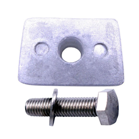 Beefy Lower Unit Anode For Outboard Gearbox 4HP 5HP 6HP Replacement Part Aluminum Zinc with bolt for Nissan Tohatsu Engines