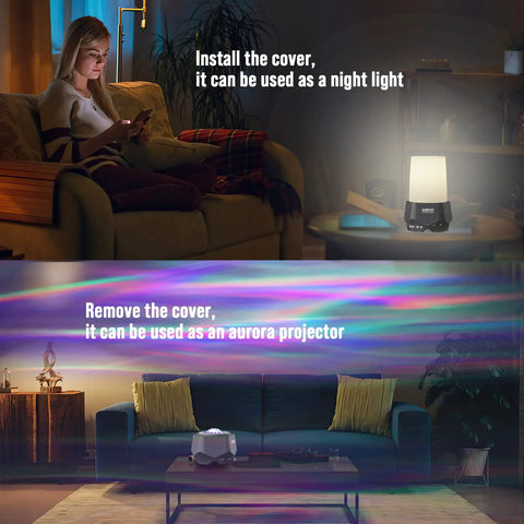 4 In 1 Star Projector Night Light With Northern Lights Galaxy Projection Bluetooth Speaker And White Noise For Bedroom Or Kids Room Perfect Home Decor For Ceiling Night Sky