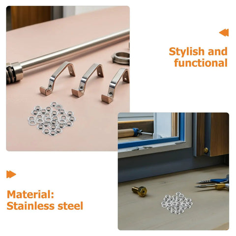 Stainless Steel Flat Washers For Rimless Glasses 100 Pcs Eyeglass Repair Kit, stainless steel washers on glasses screws and repair tools