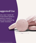 Melatonin 5 Mg Fast Dissolve Sleep Tablets Strawberry Flavor 150 Count with usage instructions displayed.