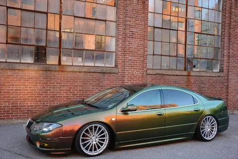 Car finished with Killer Colorshift Pearl Auto Paint Basecoat Midcoat, 128 Oz Gallon, showcasing color shift from teal to bronze.