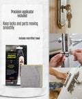 Graphite Lubricant 0.21 Oz Dry Powder Lube Bundle With Microfiber Towel Must Have Two Item Gift Set For Dry Lubrication