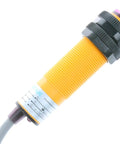 Diffuse Reflection Infrared Obstacle Avoidance Sensor With Adjustable 30cm Induction Distance, cylindrical design with color-coded wires