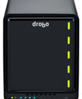 Heavy Duty Five Bay External Hard Drive Enclosure Featuring Thunderbolt 3 And Usb 3 0 Ports For Dead Simple Plug And Play Beyond Raid Storage That Really Shreds With Up To 64 Tb Capacity, front view with LED indicators