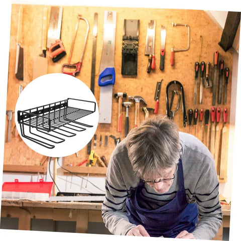 Hella Durable Power Tool Organizer Wall Mount Drill Stand And Plug N Play Charging Dock No Sweat Setup Garage Storage Rack for drills in workshop.