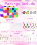 Ultimate 5mm Fuse Beads Kit For Kids Crafts With 48 Colors, 2 storage boxes, templates, pegboard, hooks, and accessories.