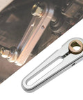 Transmission Column Shift Linkage Kit For GM Transmissions ACA-1800 Replacement installation close-up with adjustable rod
