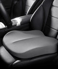 Ergonomic Car Seat Cushion For Tesla Cybertruck with lumbar support foam on a black leather seat, ideal for backache relief.