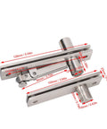 360 Degree Pivot Door Hinge Stainless Steel for Wood and Aluminum Frames Concealed Doors with Measurements