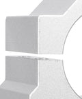 Close-up of 45mm CNC motor bracket showing its aluminum build and sturdy design for secure spindle mounting in CNC machines.