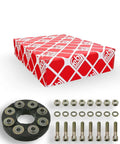 Solid Feby Bilstein Flexible Coupling Kit For Propshaft One Pack To Fix Drivetrain Vibes And Rattles With German Quality And 110 Mm Pitch Circle Diameter, flexible coupling, bolts and nuts