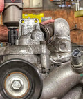 Mechanic using 39 Piece 1/2 Inch Drive 6 Point Impact Socket Set Standard And Deep Metric With Off Corner Loading to prevent rounding