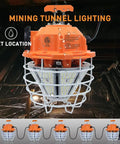 150W LED Temporary Work Light With 25500 Lumen Output, 5000K Daylight White, portable for mining tunnel lighting
