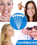 Disposable Dental Mouth Mirrors With Anti Fog Coating For Clear Oral Inspections, Individually Wrapped Plastic Dental Tools With Comfort Grip, 100-piece pack