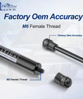 Toyota Avalon Front Hood Struts Shocks Lift Supports Gas Springs Replacement Kit For 2005 2012 Models M6 Thread Detail