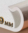 Effortless Peel And Stick Wallpaper Roll With 9Mm Xpe Foam Thermal Insulation and solid waterproof finish close-up showing texture and thickness.