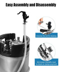3 Foot Ball Lock Beer Line Kit For Corny Keg With Quick Disconnect Picnic Tap Valve and Clamps Assembly