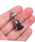 Stainless Steel Spring Plunger With Knurled Pull Pin Self Locking Quick Release Hardware For Handles And Indexing in hand.