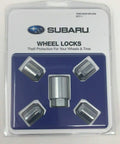 Genuine OEM Wheel Lock Lug Nuts Set for 2009-2026 Subaru All Models Replacement Kit B321SFL001 With Key packaging