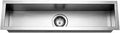 Contempo 30 Inch Trough Series Stainless Steel Bar Sink With One Deep Bowl, Satin Finish, Includes Strainer and Bottom Grid