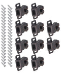 Heavy Duty L Shaped Shelf Pins Replacement 50 Pack Beefed Up Reinforced Iron Shelf Supports Pegs with included screws.