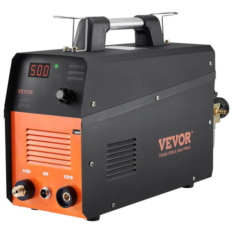 50 Amp Plasma Cutter For Clean Fast Metal Cutting No Fuss Dual Voltage 110V Or 220V Inverter IGBT With Plasma Torch Cuts Aluminum