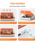 20W AI Smart Laser Engraver With HD Camera Positioning, Class 1 Safety Enclosure, Auto-Stop, Smoke Exhaust System