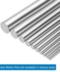 Set Of 4 6mm x 100mm Linear Motion Guide Rods, Beefy Chrome Plated Steel