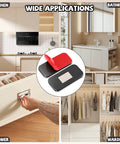 Ultra Thin Magnetic Cabinet Magnets For Smooth Closure 24 Pack With Adhesive Backing in kitchen, bathroom, and closet