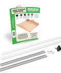 Build Your Dream Workshop With This 17 Inch Diy Crosscut Sled Kit For Table Saw Including Pre Drilled Uhmw Glide Bars for accurate cuts and reliable results.
