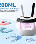 Ultrasonic Retainer Cleaner Machine 45kHz For Retainers, Dentures, Mouth Guards, Aligners, Braces next to dental items