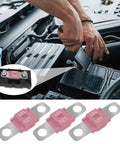 Rock Solid 3 Pack Midi Ami Fuses 125 Amp High Current Bolt On Automotive Universal Replacement designed for cars and trucks.