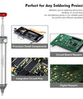 Desoldering Solder Sucker Pump No Clog Vacuum Tool For Electronics, Heat Resistant Desolder Wick Sucking Nozzle, 15mm x 19mm