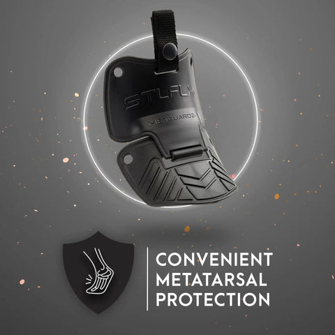MetGUARDZ Metatarsal Guard for Safety Boots and Work Shoes, Lace-Up Toe Protection That Keeps Your Feet Safe From Falling Objects and Debris, Heavy-Duty Shield SEN 600