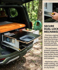 Heavy Duty Drawer Slides With Lock 500lb Full Extension Fleet Grade Locking Lever For Commercial Vans And Utility Vehicles Keeps Heavy Tool Drawers Secure Through Sharp Turns And Sudden Stops, van kitchen slide-out
