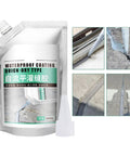 Tough As Nails Concrete Crack Filler High Elasticity Waterproof Sealant For Durable DIY Repairs And All Weather Wear Resistant Patching Fix For Driveways Patios And Foundations in 500ml pouch with easy application nozzle.