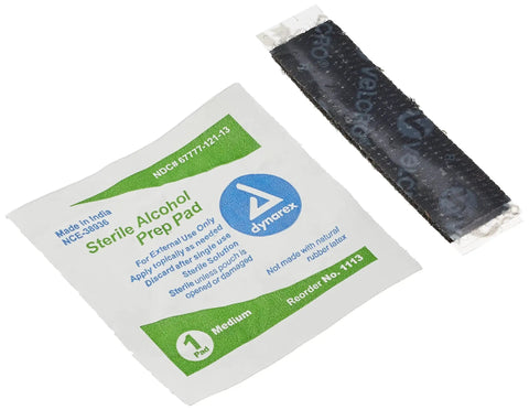 Sterile alcohol prep pad and adhesive Velcro strip for Mil Spec Rear Switch Socket Assembly For Scout Light Weapon Lights