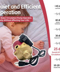 Top Tier 115V 1 25Hp Circulator Pump With One Half Inch Sweat Connections showing quiet operation beside sleeping child.
