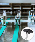M6 20mm Thumb Screws With T Handle Wing Knobs For Woodworking Machines Black 4 Pack installed in machinery