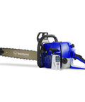 92cc Gas Chainsaw With 25 Inch Guide Bar And Three Eighths Pitch.063 Chain, Heavy Duty Power Head for tree cutting and landscaping