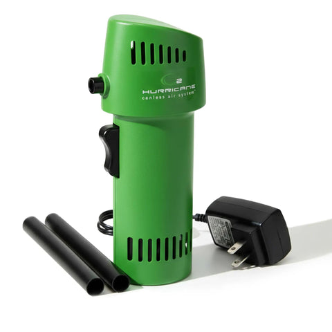 Heavy Duty Beast Rechargeable Air Duster Cordless Cleaner With 220 Plus MPH Blast Replaces 25 Cans Of Canned Air Per Charge, green.