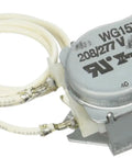 Heavy Duty 60 Hz Clock Motor Replacement For T100 T170 T100R201 T1400 WH Series Timers with wiring connectors, gray