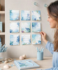 Sea Turtle Sticky Notes Set With 9 Styles And 450 Sheets For Desk And Office Use Totally Cute Ocean Animal Notepads displayed on desk