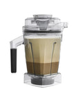 48 Ounce Aer Disc Blender Container With Self Detect Tech Tamper Low Profile And BPA Free Dishwasher Safe with layered contents